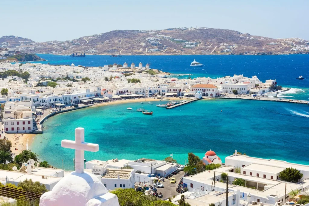 Mykonos and Santorini